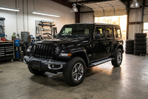 Jeep Wrangler 2018- Pedane laterali Allmond Grey (2 pz, alluminio) foto 1