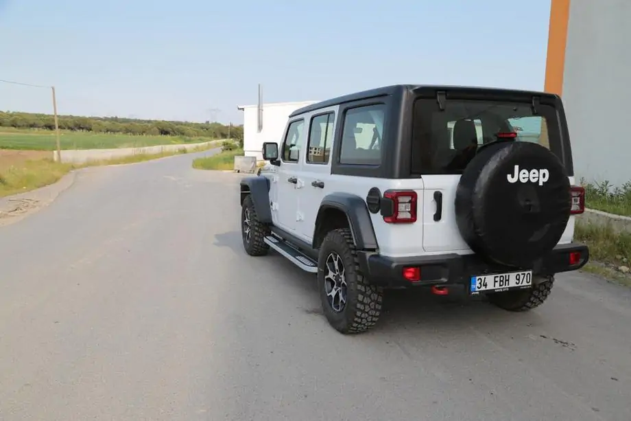 Jeep Wrangler 2018- Pedane Laterali Tayga V2 (2 pz, Alluminio) Foto 2