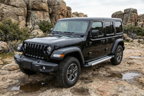Jeep Wrangler 2018- Pedane Laterali Vision New Grey (2 pz, Alluminio) foto 1