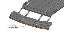 Volkswagen Amarok 2010-2022 Visiera parabrezza per portapacchi DAKAR (LED) foto 7