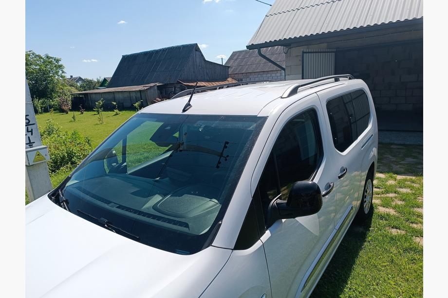 Toyota Proace City 2016- Barre portatutto OmsaLine Solid (2 pz, nere) Passo Lungo Foto 5
