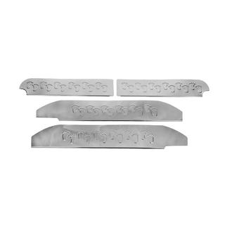 Battitacco interni Carmos V2 acciaio inox Mercedes Viano 2004-2014 foto 2