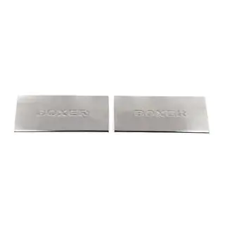 Battitacco interni Carmos V2 (2 pz, acciaio inox) Peugeot Boxer 2006-2025 foto 2