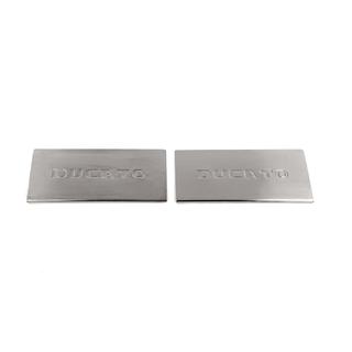 Battitacco interni Carmos V2 (2 pz, acciaio inox) Fiat Ducato 2006-2025 foto 2