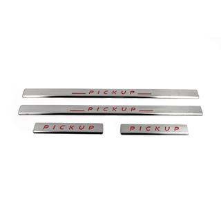 Battitacco in acciaio inox Carmos V2 (4 pz) Nissan NP300 1999-2015 foto 2