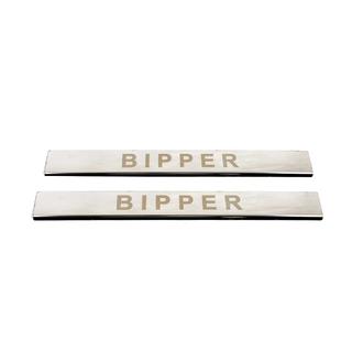 Coprisoglia Carmos V1 (2 pz, Acciaio Inox) Peugeot Bipper 2008-2017 foto 2