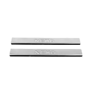 Battitacco Carmos V2 (2 pz, acciaio inox) Citroen Nemo 2007-2017 foto 2