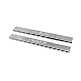 Battitacco Carmos V3 (2 pz, acciaio inox) Fiat Fiorino/Qubo 2008-2024 foto 1
