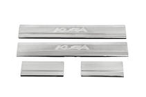 Ford Kuga 2008-2013 Battitacco Carmos V2 (4 pz, acciaio inox) foto 2
