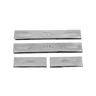 Battitacco in acciaio inox Carmos V2 (4 pz) Mercedes ML W164 2005-2011 foto 2