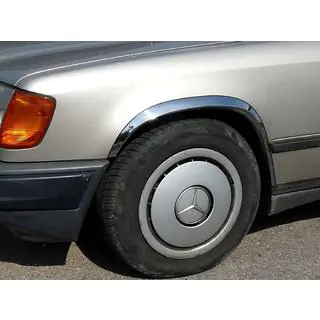 Allargamenti passaruota 1985-1989 (4 pz, acciaio inox) Mercedes E-сlass W124 1984–1997 foto 1