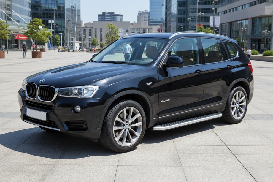 BMW X3 F25 2011-2018 Pedane Laterali Tayga Grey (2 pz, Alluminio) Foto 1