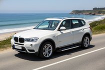 BMW X3 F25 2011-2018 Pedane Laterali RedLine (2 pz, Alluminio) foto 1