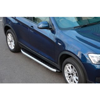Pedane Laterali Fullmond (2 pz, Alluminio) BMW X3 F25 2011-2018 foto 1