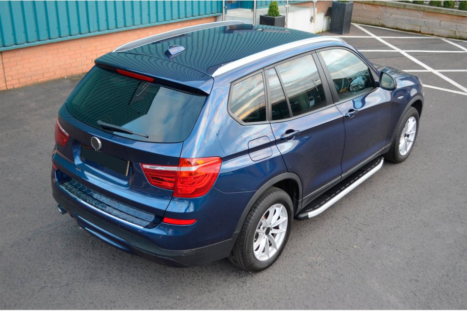 BMW X3 F25 2011-2018 Pedane Laterali Fullmond (2 pz, Alluminio) Foto 2