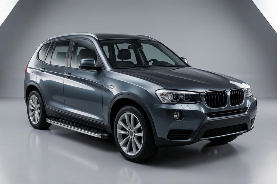 BMW X3 F25 2011-2018 Pedane Laterali BlackLine (2 pz, Alluminio) Image