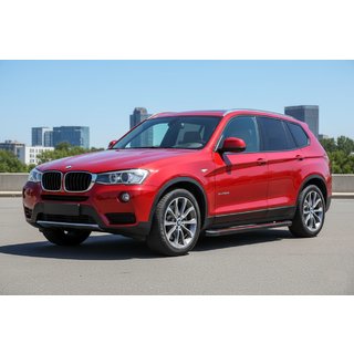 Pedane Laterali Maya Red (2 pz, Alluminio) BMW X3 F25 2011-2018 foto 1
