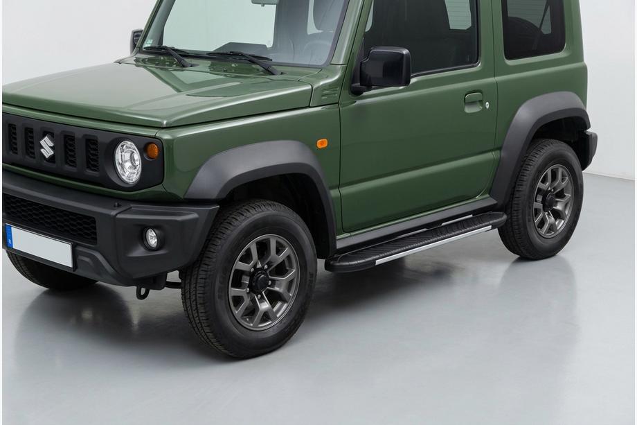 Suzuki Jimny 2018- Pedane Laterali Bosphore Grey (2 pz, Alluminio) Image