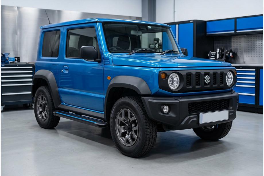 Suzuki Jimny 2018- Pedane Laterali Maya Blue (2 pz, Alluminio) Image