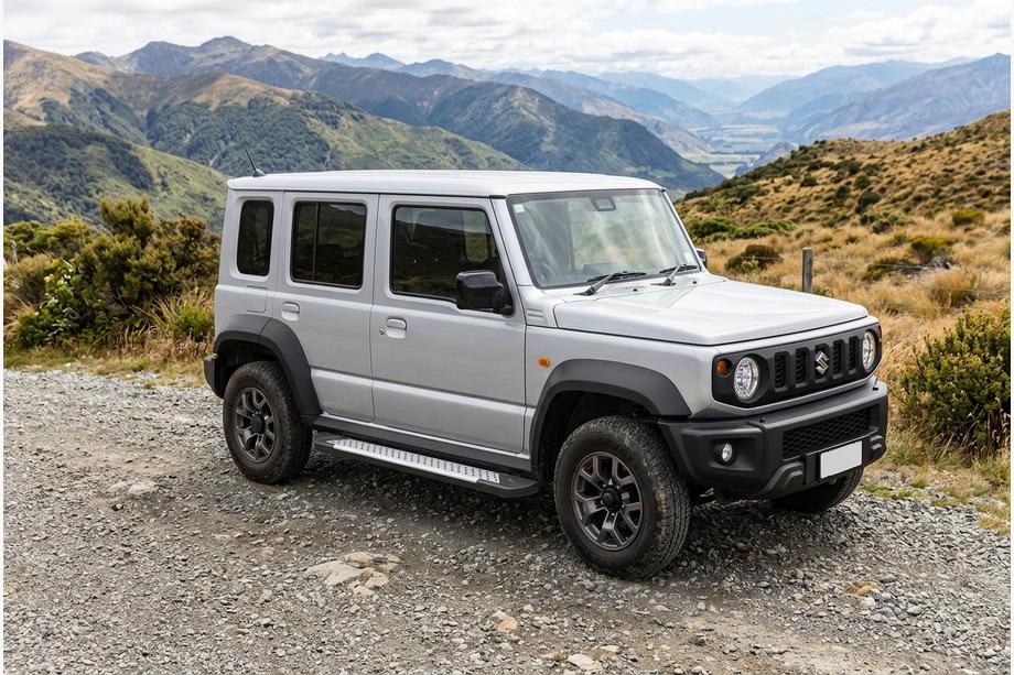 Suzuki Jimny 2018- Pedane laterali Allmond Grey (2 pz, alluminio) Image