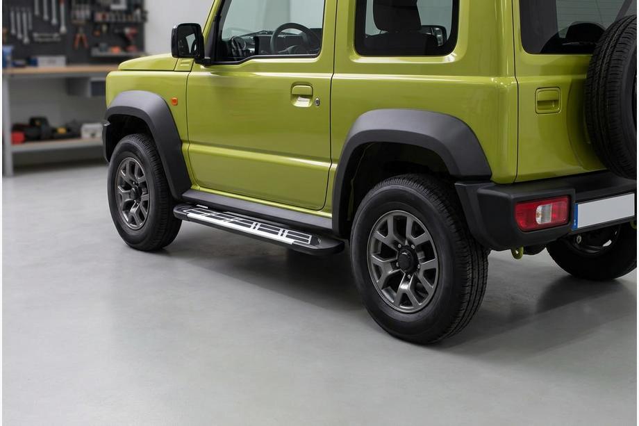 Suzuki Jimny 2018- Pedane Laterali Sunrise (2 pz, Alluminio) Image
