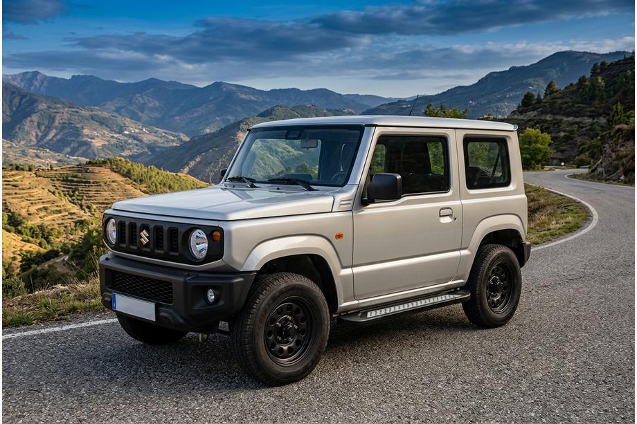 Suzuki Jimny 2018- Pedane Laterali Vision New Grey (2 pz, Alluminio) Image