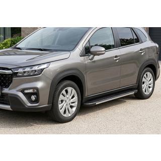 Pedane Laterali Bosphore Grey (2 pz, Alluminio) Suzuki SX4 S-Cross 2021- foto 1