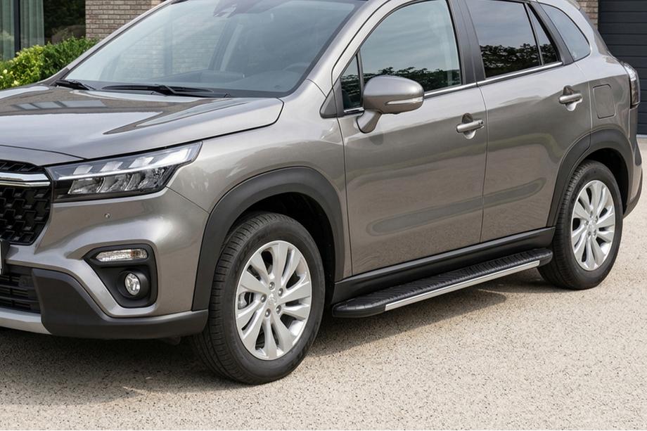Suzuki SX4 S-Cross 2021- Pedane Laterali Bosphore Grey (2 pz, Alluminio) Foto 1