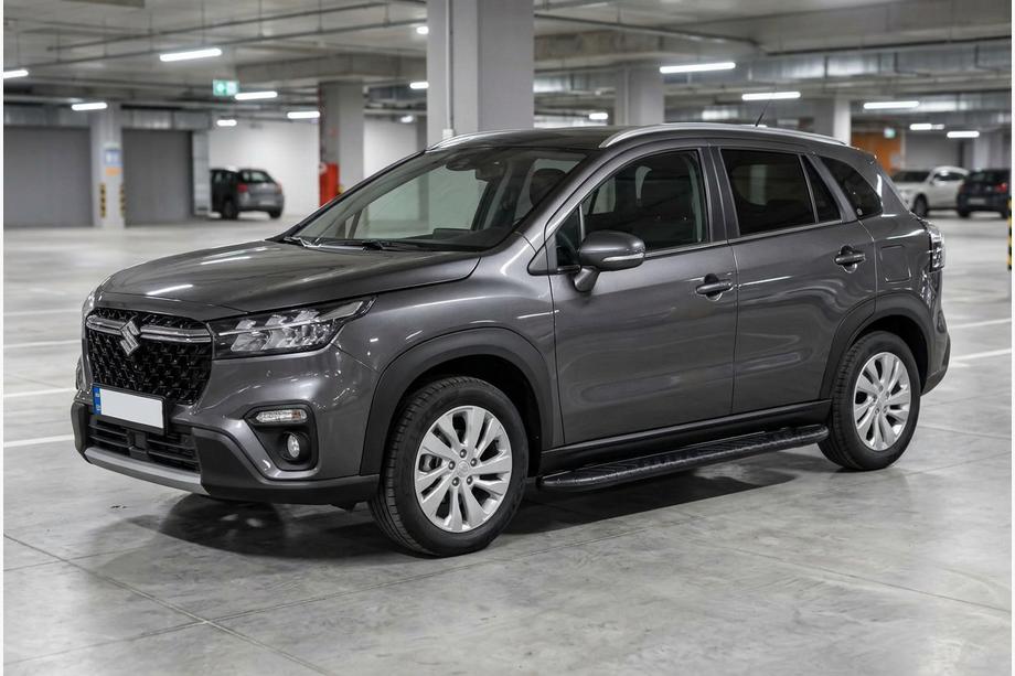Suzuki SX4 S-Cross 2021- Pedane Laterali Bosphore Black (2 pz, Alluminio) Foto 1