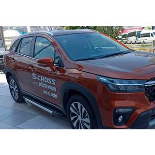 Pedane Laterali Duru (2 pz, Alluminio) Suzuki SX4 S-Cross 2021- foto 4