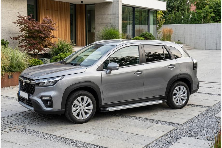 Suzuki SX4 S-Cross 2021- Pedane Laterali Maya V2 (2 pz, Alluminio) Image