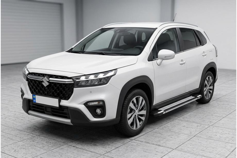 Suzuki SX4 S-Cross 2021- Pedane Laterali Rainbow (2 pz, Alluminio) Image
