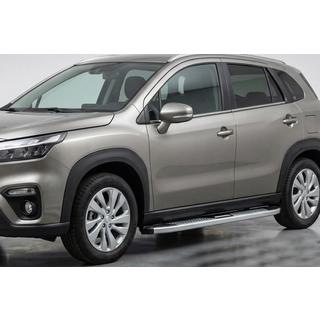 Pedane Laterali Mevsim Grey (2 pz, Alluminio) Suzuki SX4 S-Cross 2021- foto 1