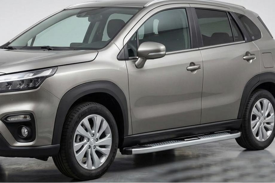 Suzuki SX4 S-Cross 2021- Pedane Laterali Mevsim Grey (2 pz, Alluminio) Image