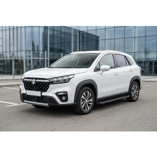 Pedane Laterali Allmond Black (2 pz, Alluminio) Suzuki SX4 S-Cross 2021- foto 1