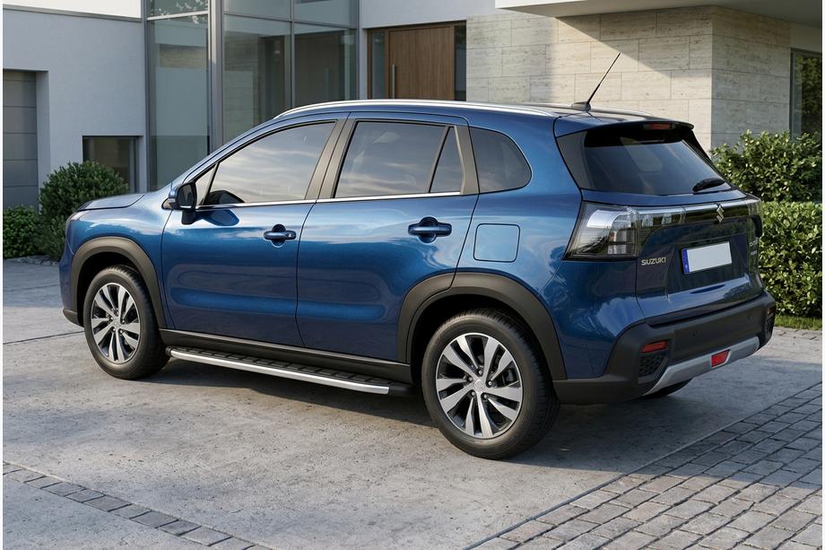 Suzuki SX4 S-Cross 2021- Pedane Laterali Fullmond (2 pz, Alluminio) Image