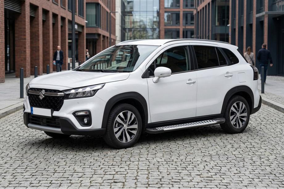 Suzuki SX4 S-Cross 2021- Pedane Laterali Line (2 pz, Alluminio) Image