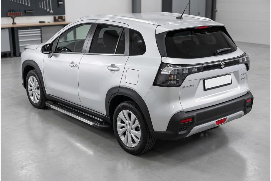 Suzuki SX4 S-Cross 2021- Pedane Laterali RedLine (2 pz, Alluminio) Image