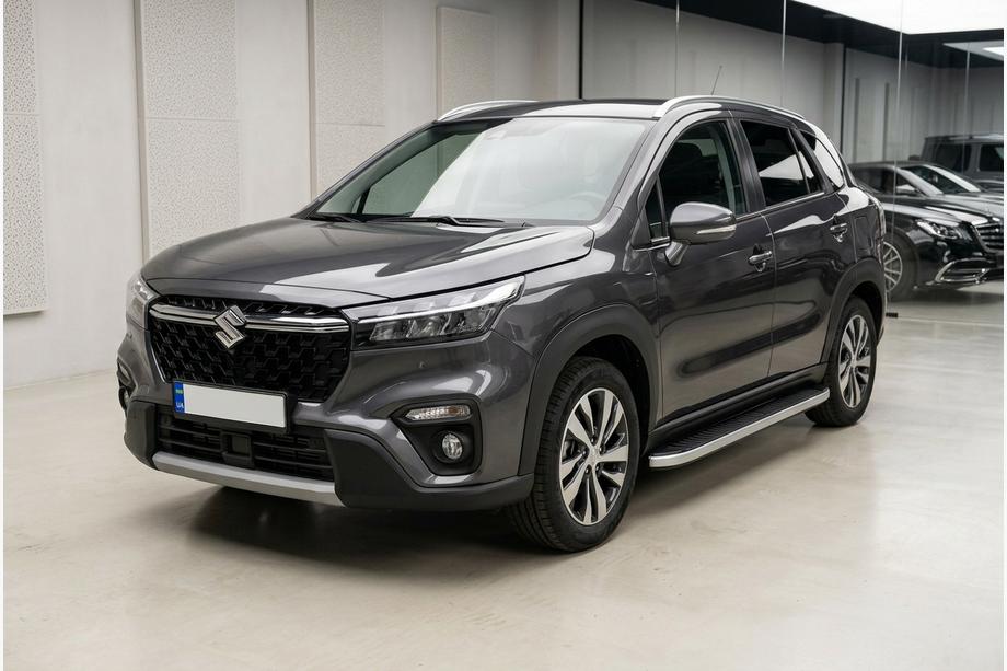 Suzuki SX4 S-Cross 2021- Pedane Laterali Tayga Grey (2 pz, Alluminio) Foto 1