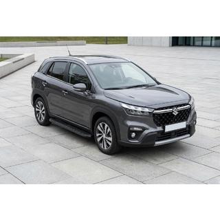 Pedane Laterali Tayga Black (2 pz, Alluminio) Suzuki SX4 S-Cross 2021- foto 1