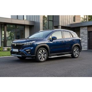 Pedane Laterali Tayga V2 (2 pz, Alluminio) Suzuki SX4 S-Cross 2021- foto 1