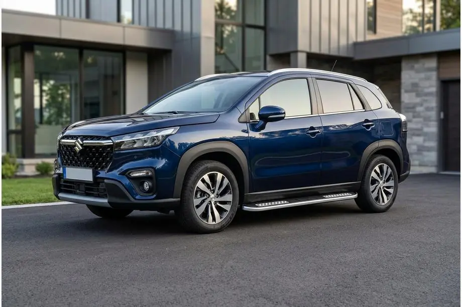 Suzuki SX4 S-Cross 2021- Pedane Laterali Tayga V2 (2 pz, Alluminio) Foto 1