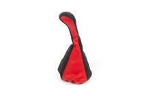 Cuffia cambio universale con pomello (rosso, pelle) foto 4
