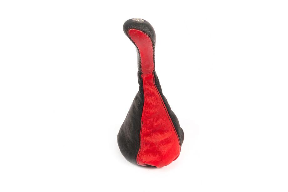 VAZ 2108-2109 1984-2011 Cuffia cambio con pomello (rosso, pelle) Image
