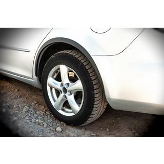 Allargatori passaruota (SD-SW) (4 pz, neri, plastica ABS) Mazda 6 2003-2008 foto 3