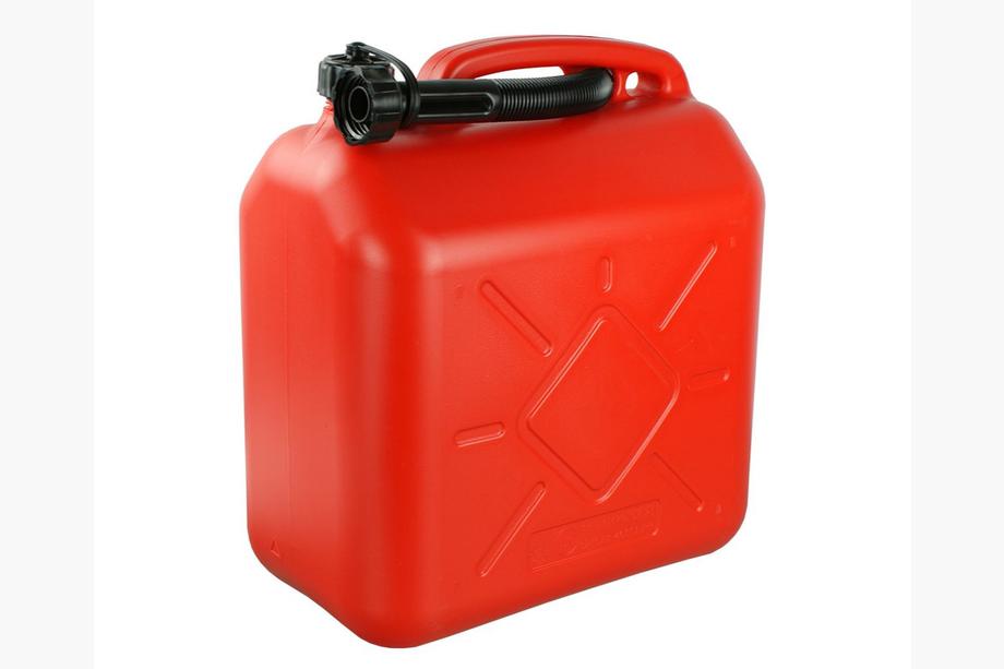 Tanica verticale in plastica per carburante 20L Foto 2