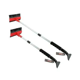 Spazzola da neve con raschietto e manico telescopico in alluminio 65-95 cm SF-21 SAPFIRE foto 1