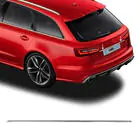 Audi A4 B7 2004-2008 Modanatura Posteriore Acciaio Inox foto 1