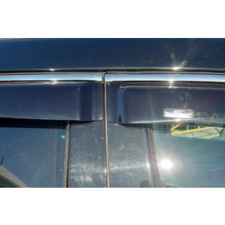 Deflettori finestrini con modanatura cromata (4 pz, HIC) Infiniti FX 2008-2012 foto 3