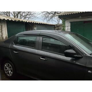 Deflettori Finestrini (4 pz, Sunplex Sport) Citroen C-Elysee 2013-2022 foto 2